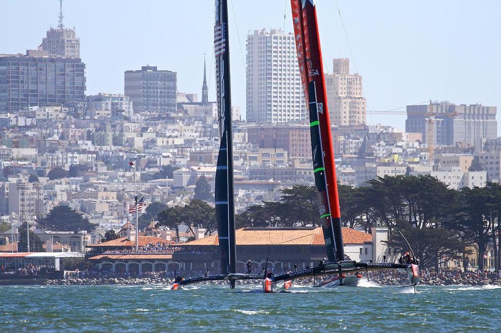 America’s Cup - Day 1,  Oracle Team USA vs Emirates Team NZ - Race 1 © Richard Gladwell www.photosport.co.nz